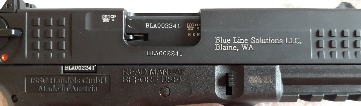 Issc Austria M22 Black Sd .22lr Threaded Barrel Blue Line .22 Lr For ...