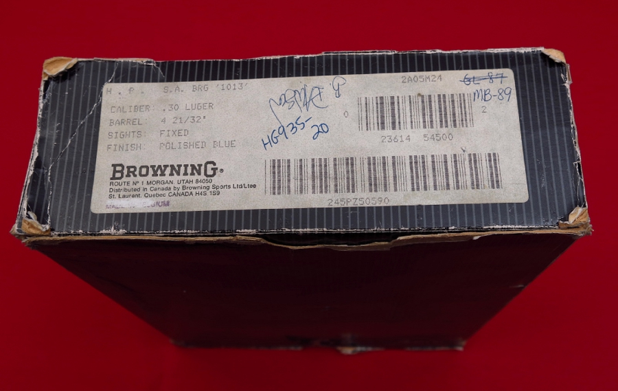 Fn / Browning Hi-Power Scarce .30 Luger (7.65 Para)...Near New In Box ...