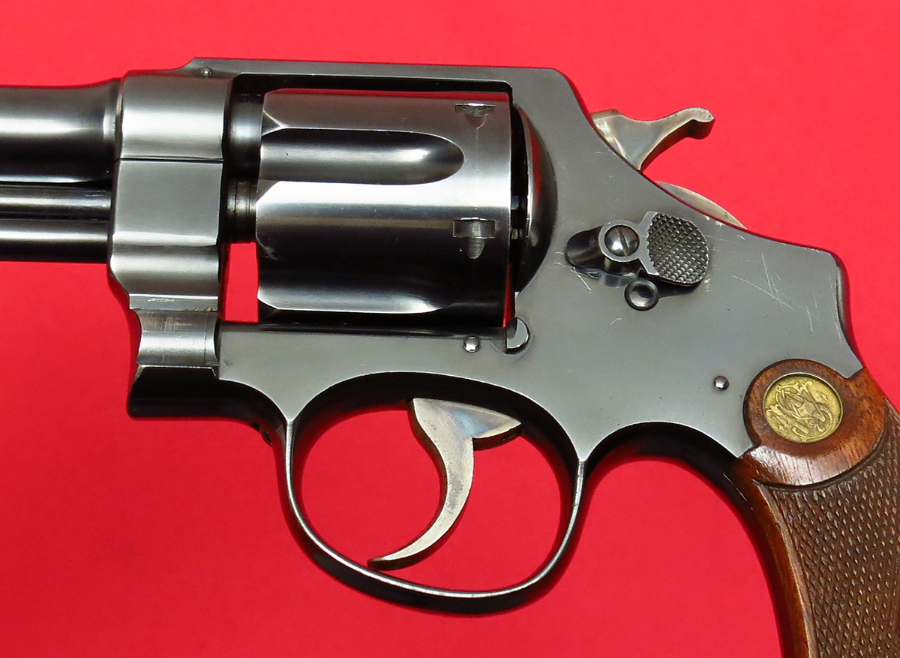 SMITH & WESSON - TRIPLE LOCK...RARE .455 COMMERCIAL IN .44 SN# RANGE...ALL ORIGINAL/MATCHING/EXCELLENT!!...MFD 1913, C&R OK - Picture 6