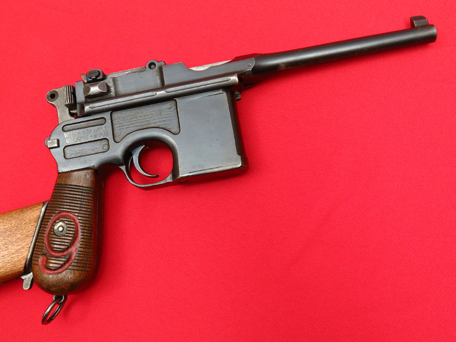 Mauser C96 Broomhandle Red 9 9mmwwi Imperial German Armyoutstanding Shape W Matching 5585