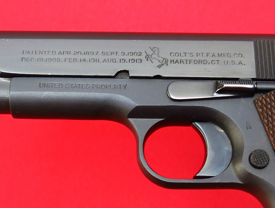 Colt 1911 WWI Grip Safety Made in 1918 Good Shape