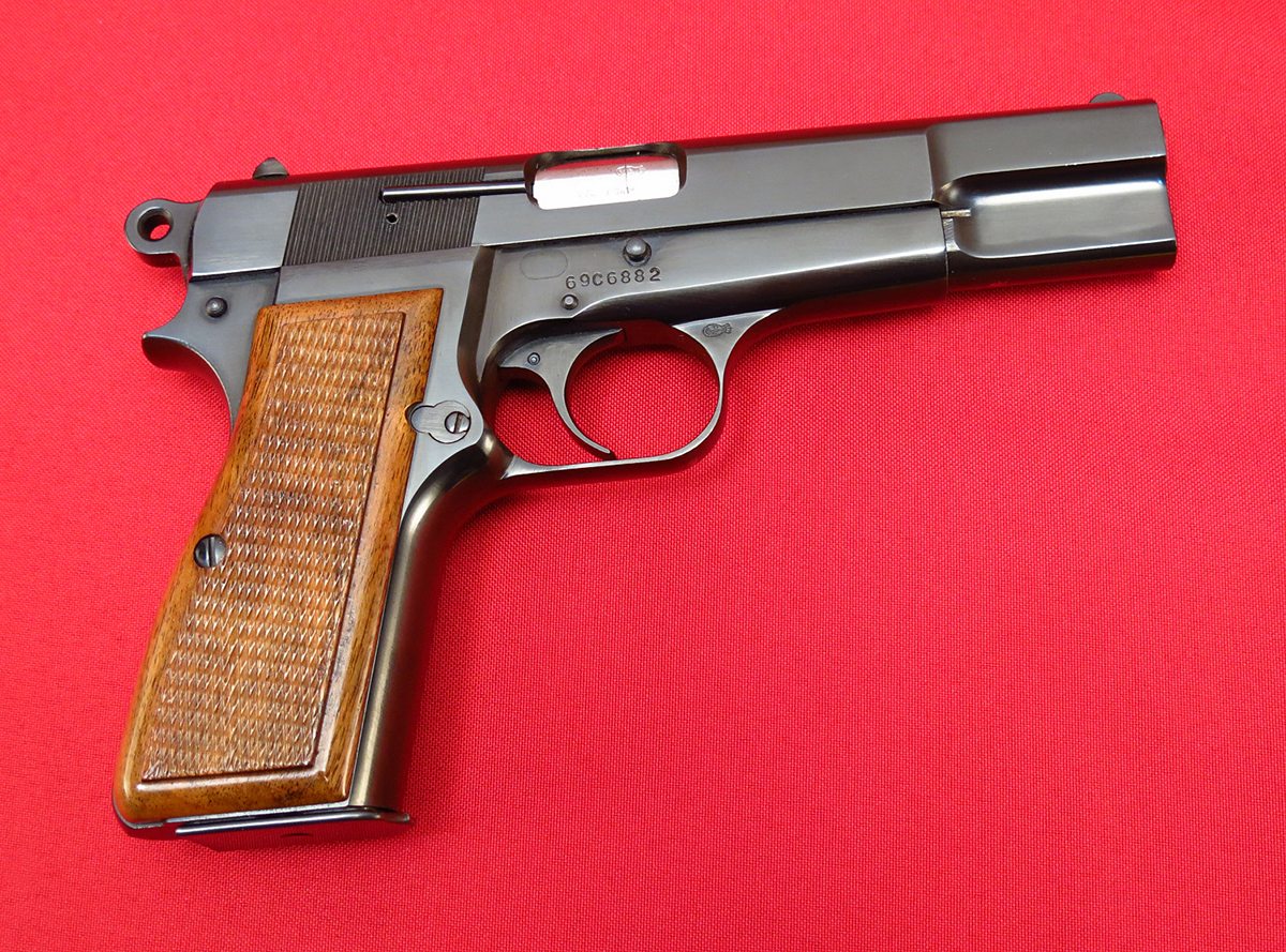 Browning Hi-Power...Early C-Series W/ Ring Hammer...Nice Shape In Pouch