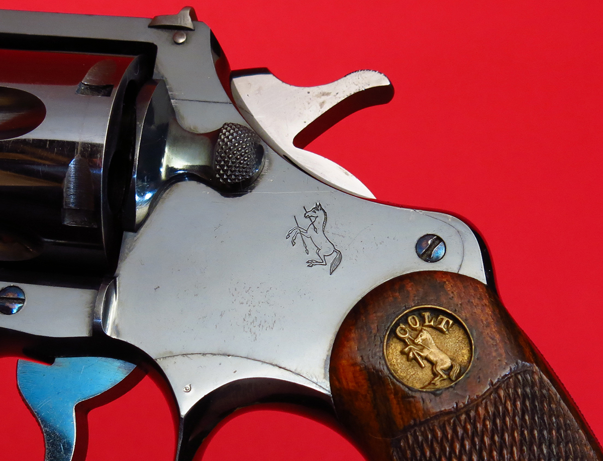 COLT - ~ OFFICER'S MODEL...EARLY 2ND ISSUE, MFD 1913...95%+ ORIGINAL HIGH POLISH...C&R, NO RESERVE! - Picture 6