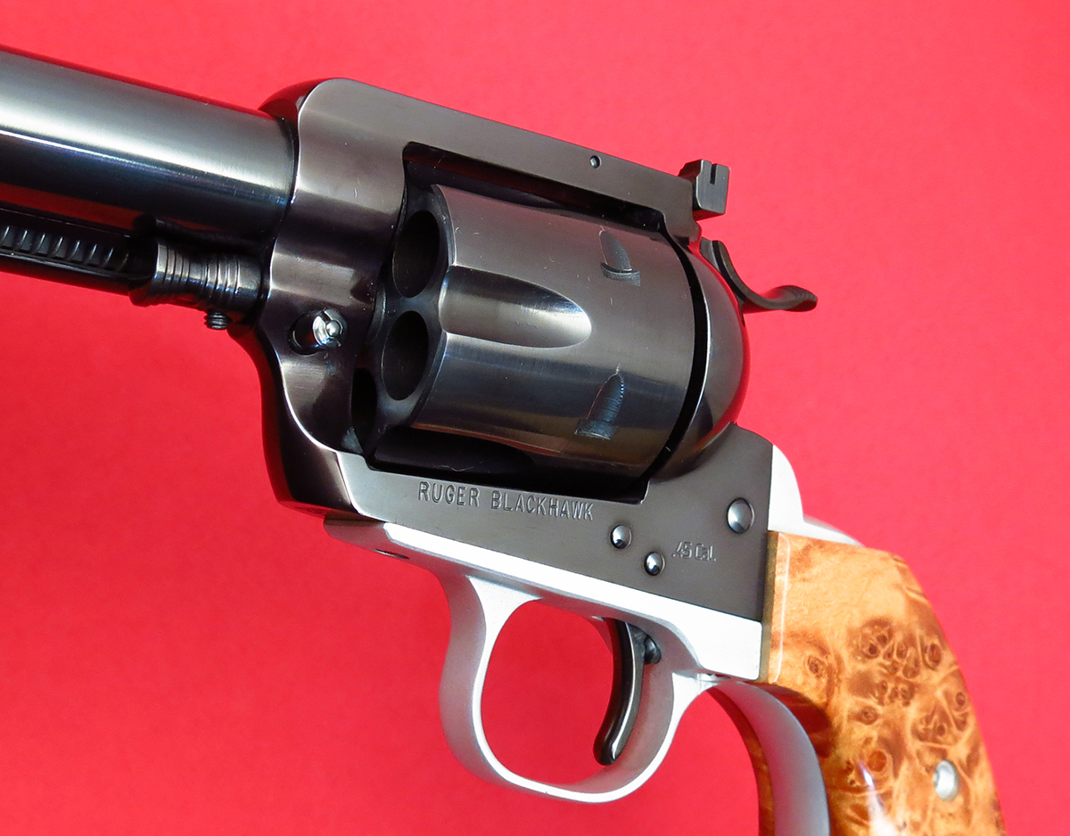 Ruger Clements Custom Flat-Top Blackhawk Dual Cyl. Conversion .45lc ...