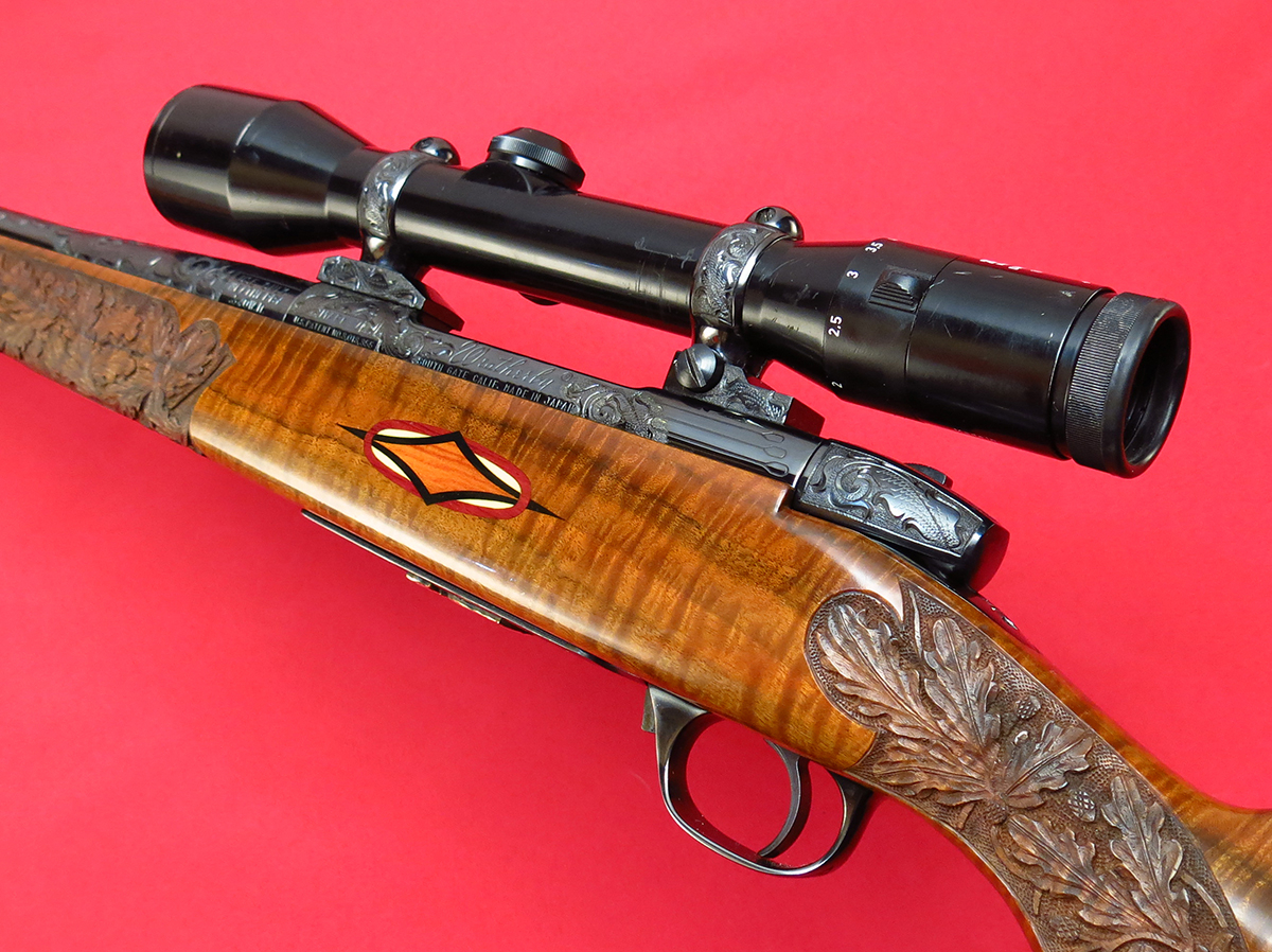 Weatherby Mark V Crown Custom...Top Of The Line...Engraved/Carved Stock ...