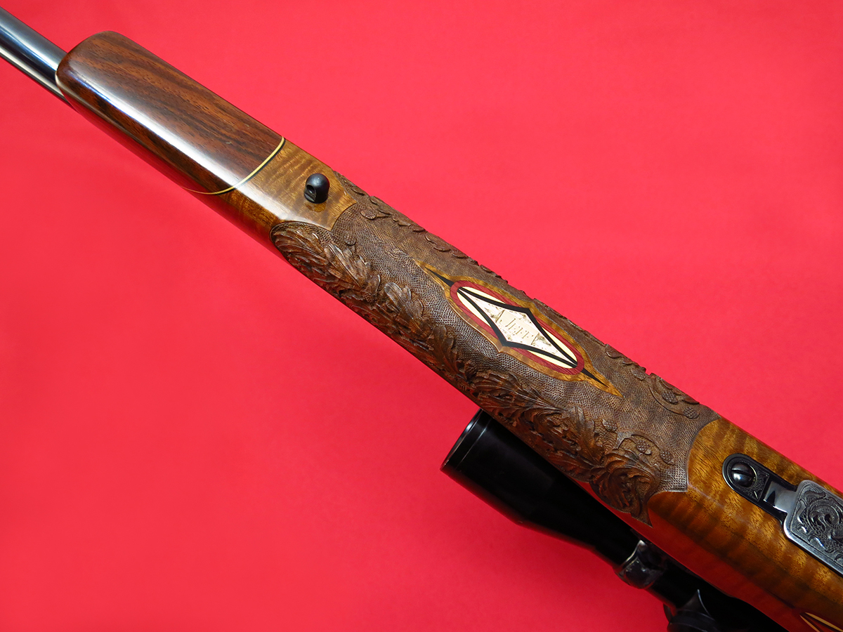 Weatherby Mark V Crown Custom...Top Of The Line...Engraved/Carved Stock ...