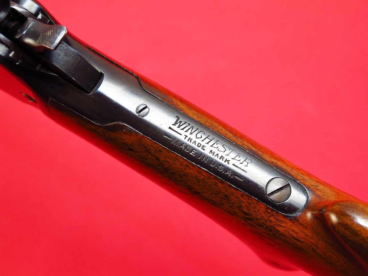 WINCHESTER - ~ MODEL 65...218 BEE W/ BOLT PEEP...SCARCE LEVER RIFLE...MFD 1939, C&R OK...NO RESERVE!! - Picture 8