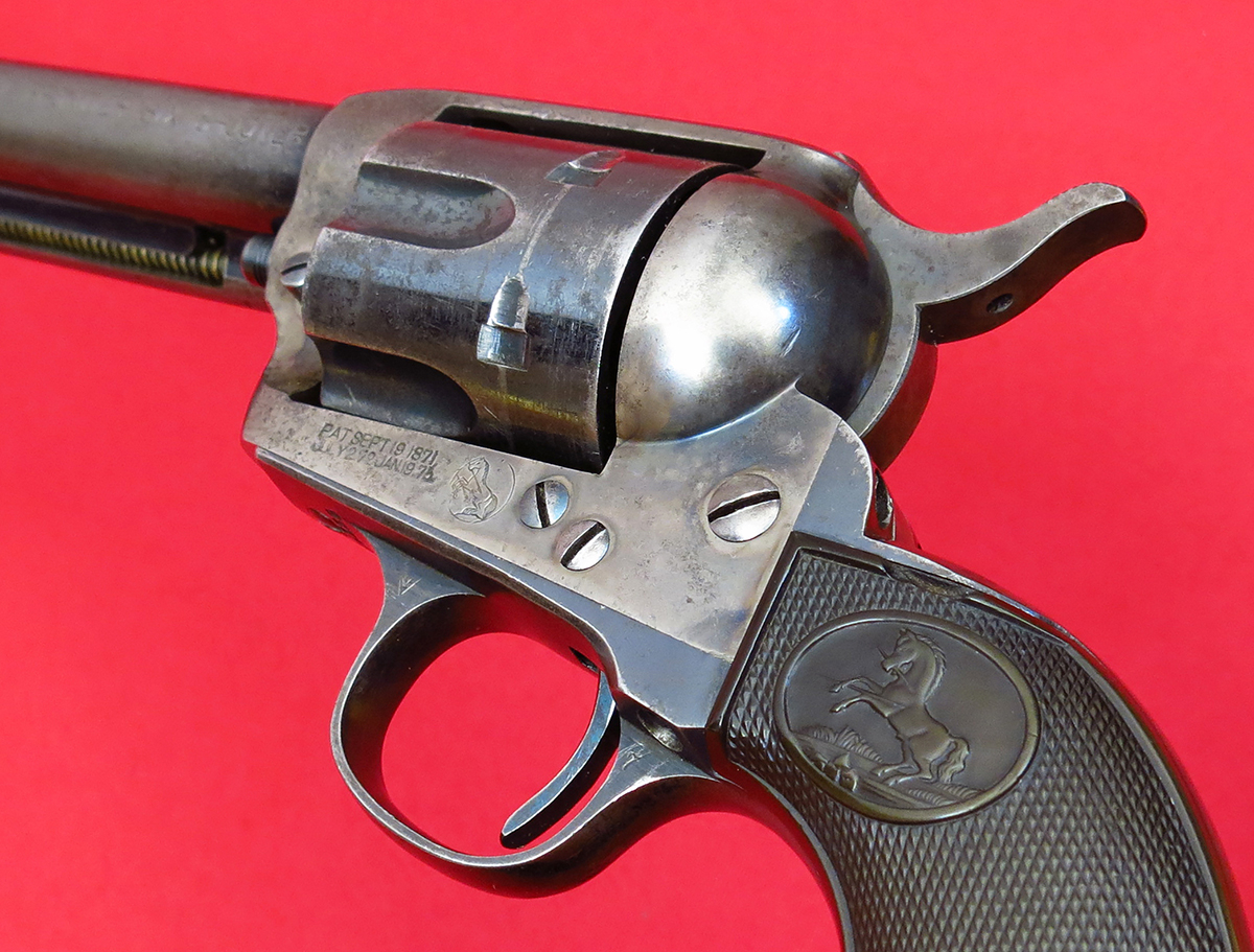 COLT - ~ SAA FRONTIER SIX SHOOTER 1ST GENERATION...ORIGINAL FINISH, MATCHING...MFD 1911, C&R...NO RESERVE!! - Picture 4