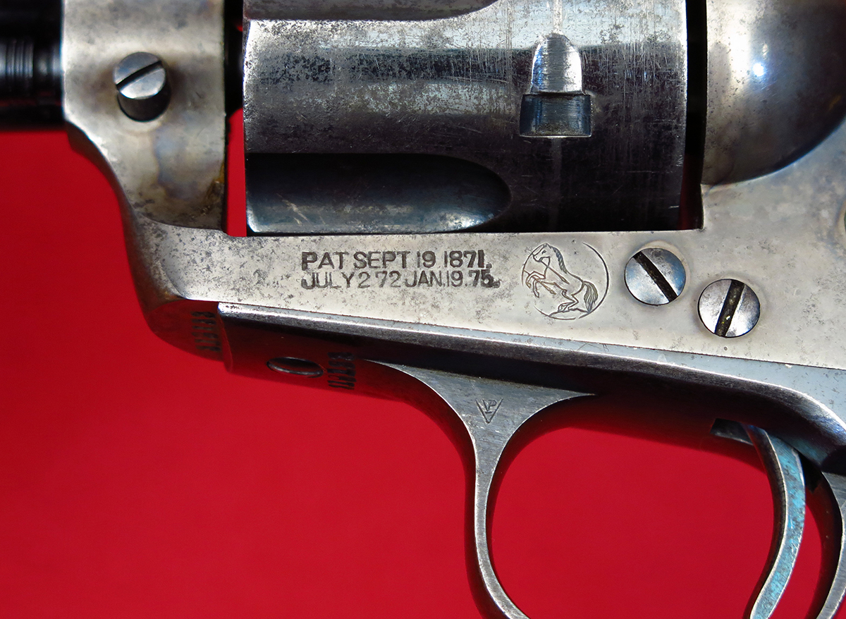 COLT - ~ SAA FRONTIER SIX SHOOTER 1ST GENERATION...ORIGINAL FINISH, MATCHING...MFD 1911, C&R...NO RESERVE!! - Picture 6
