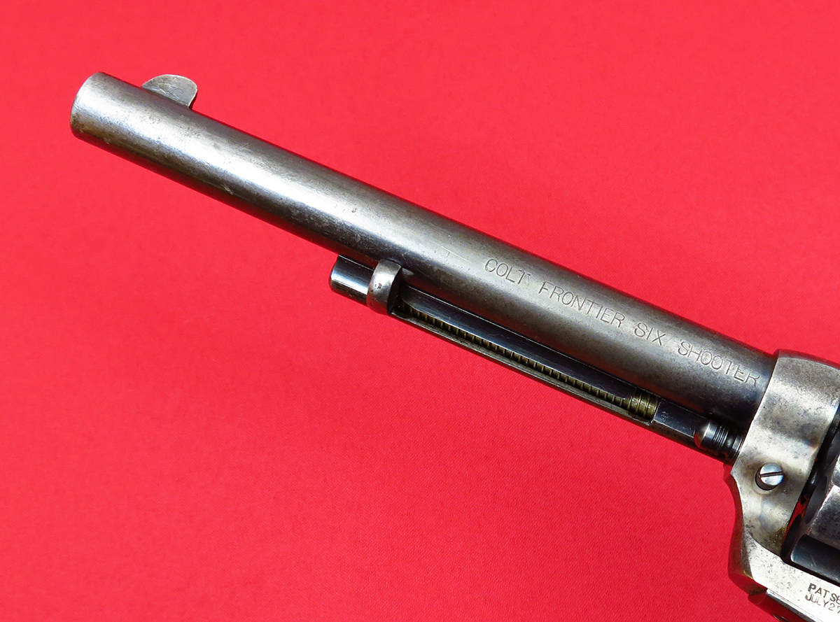 COLT - ~ SAA FRONTIER SIX SHOOTER 1ST GENERATION...ORIGINAL FINISH, MATCHING...MFD 1911, C&R...NO RESERVE!! - Picture 8