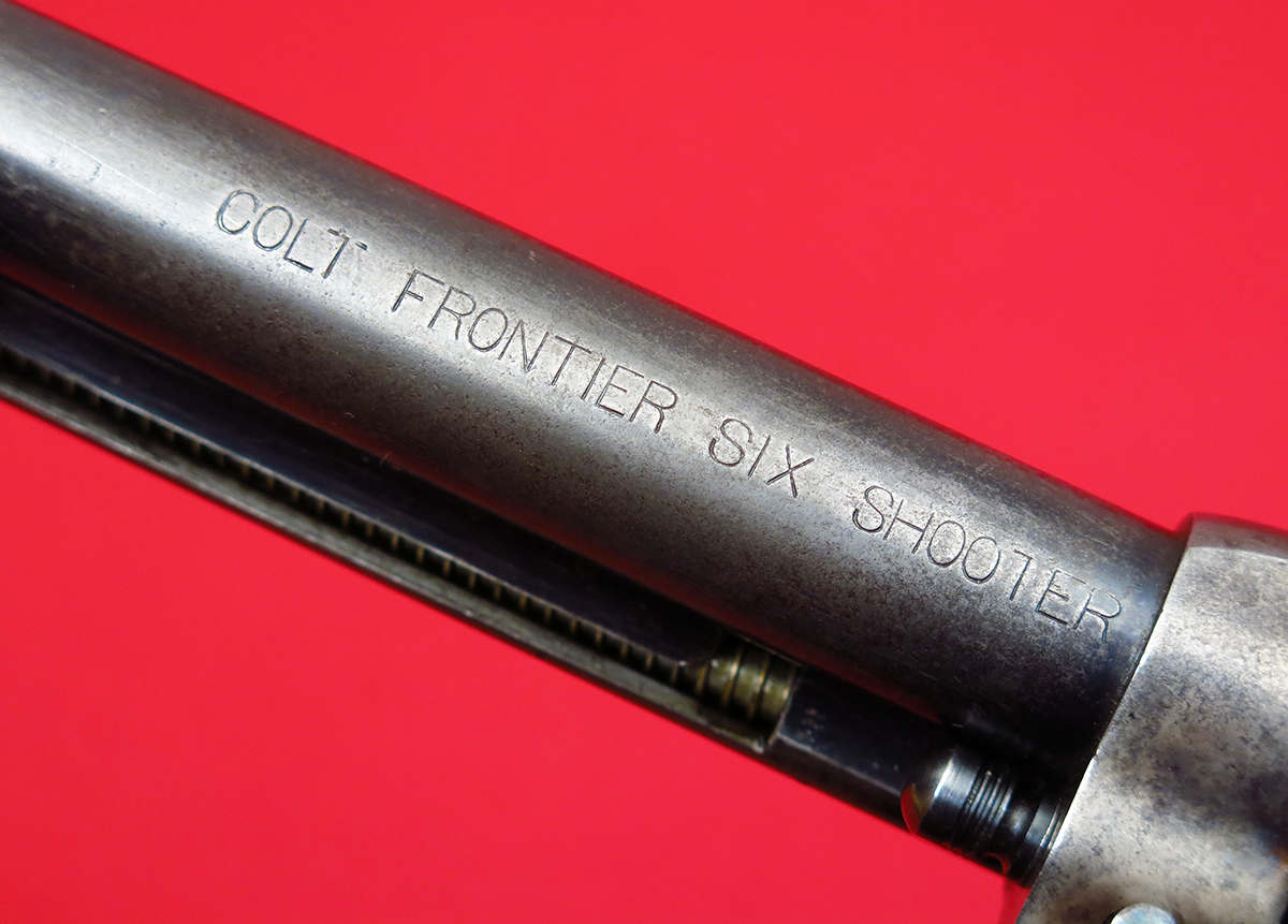 COLT - ~ SAA FRONTIER SIX SHOOTER 1ST GENERATION...ORIGINAL FINISH, MATCHING...MFD 1911, C&R...NO RESERVE!! - Picture 9