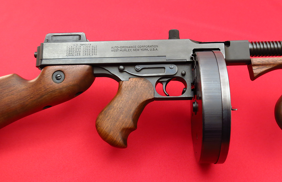 Auto Ordnance Thompson 1927a1 Deluxe...Early West Hurley Gun, Sn5289, Mfd 1977...Violin Case