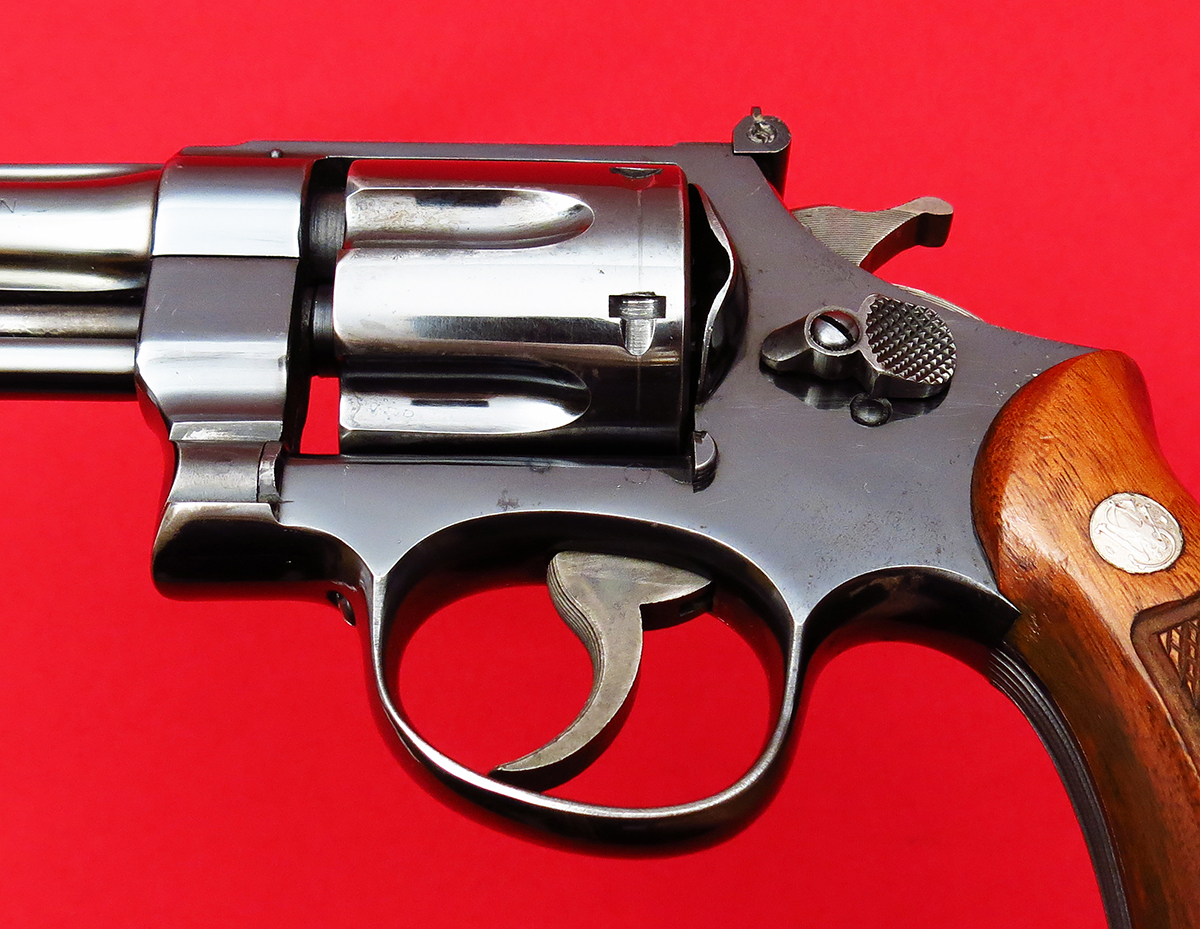 SMITH & WESSON - ~ SUPER RARE .357-MAGNUM TRANSITIONAL POST-WAR...ONLY 142 EVER MADE...MFD 1948, C&R OK...NO RESERVE! - Picture 5