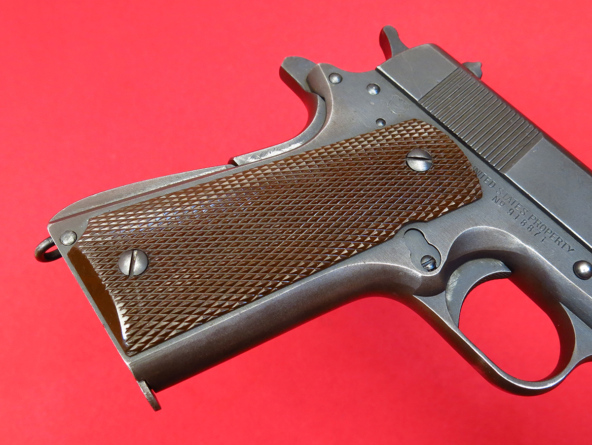 Remington Rand 1911a1 Type 1 Mfd 1942 W Early Parts And New York Addressoriginal Dulite 9174