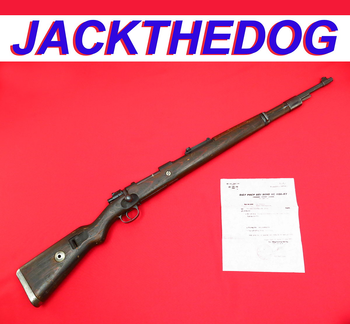 MAUSER K98...WWII NAZI RIFLE, RUSSIAN CAPTURE, VIETNAM BRINGBACK W