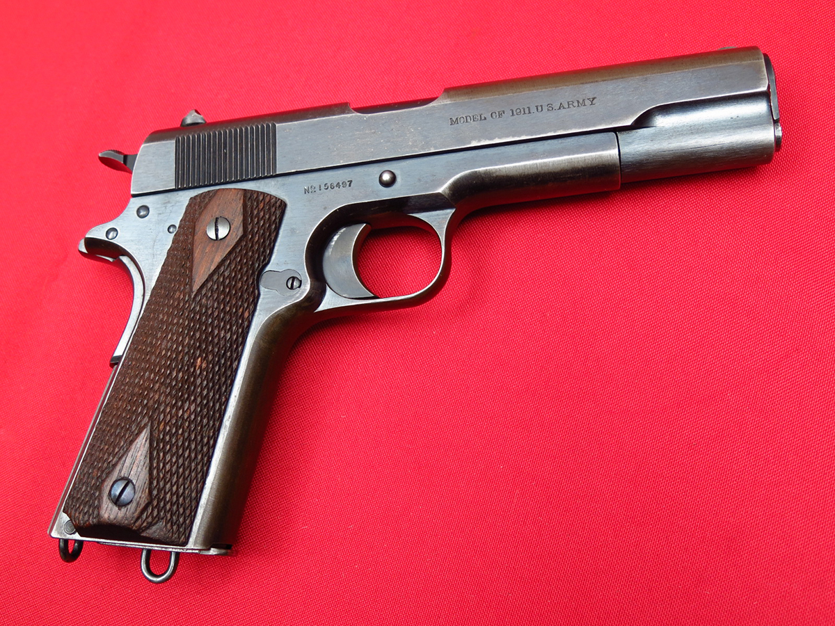 Colt Model 1911 Us Army 45 Autoall Originalnice Pistolmfd 1917 Candr Ok 45 Acp For 3966