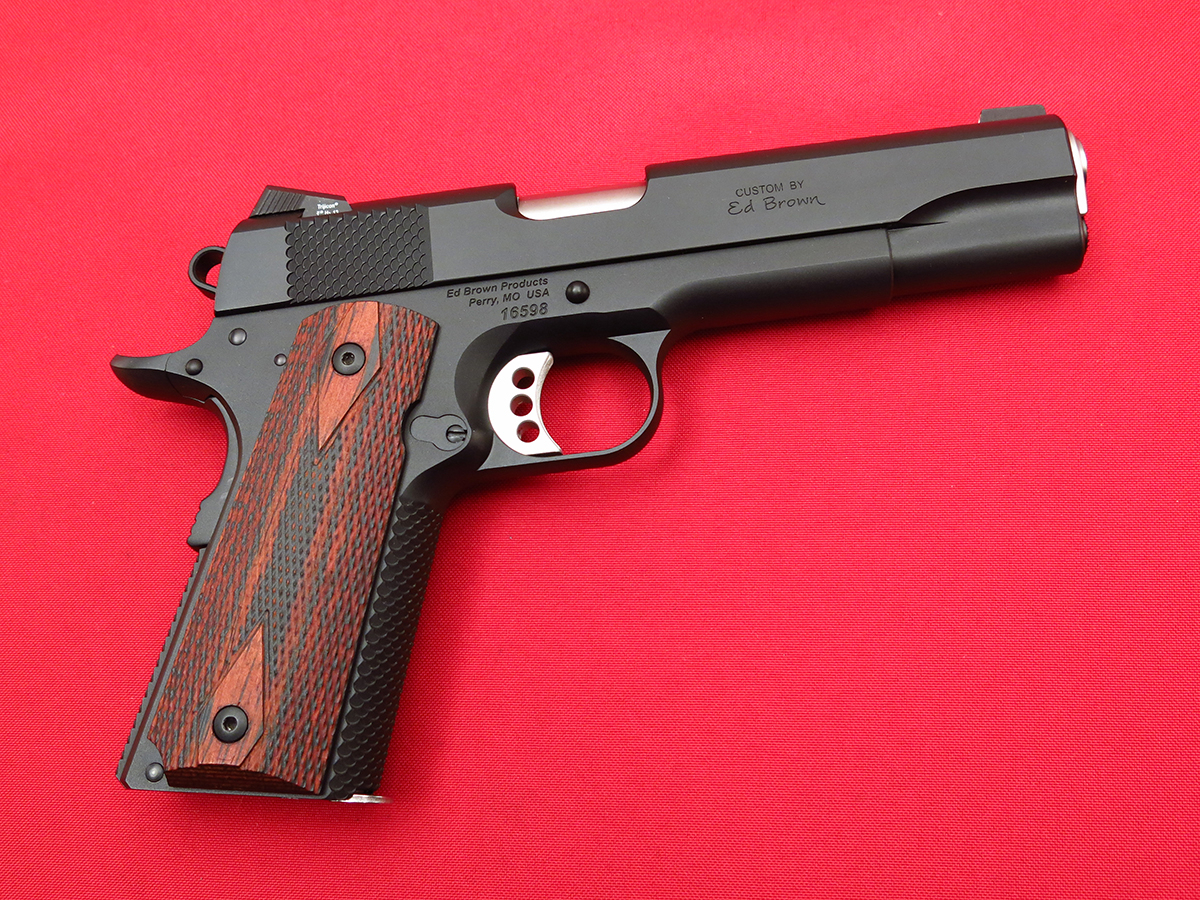 ED BROWN - ~ 1911 KOBRA GOVERNMENT FULL-SIZE 9mm...RARE ALL BLUE...MINT ...