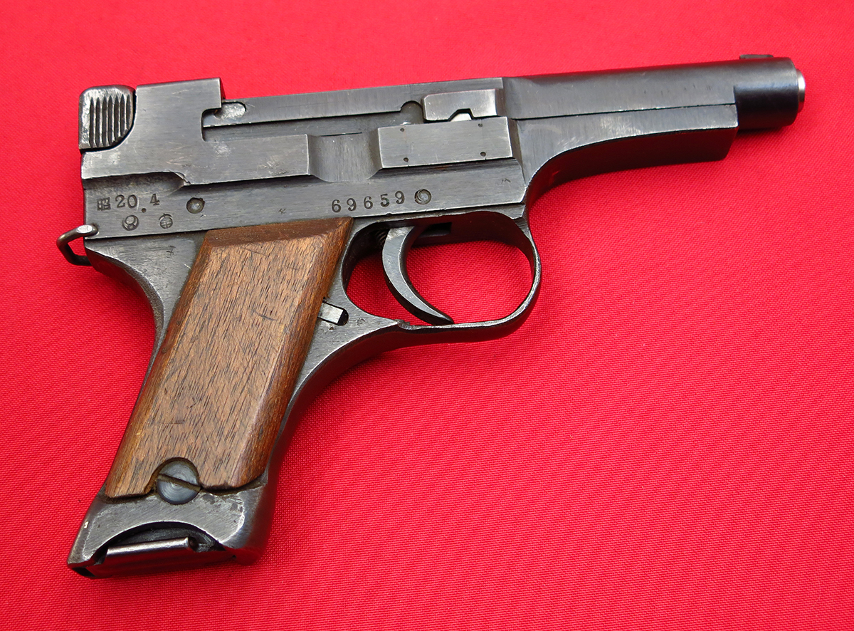 Japanese Type 94 Nambu 20.5 Date...Late War Square Back...Mfd April ...