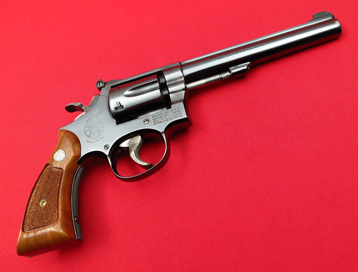 Smith & Wesson MODEL 17-3 K22 TARGET... PRE-LOCK, PINNED & RECESSED W/ BOX & EXTRA STOCKS... MFD 1975, NO RESERVE .22 LR - Picture 2