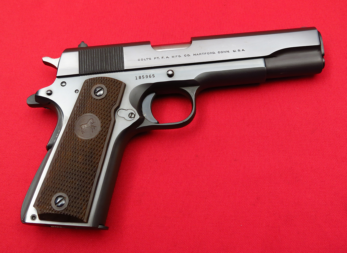 Colt SUPER .38 AUTOMATIC...4th VARIATION/PRE-SERIES 70... EXCELLENT CONDITION... MFD 1967, C&R OK .38 Super - Picture 2