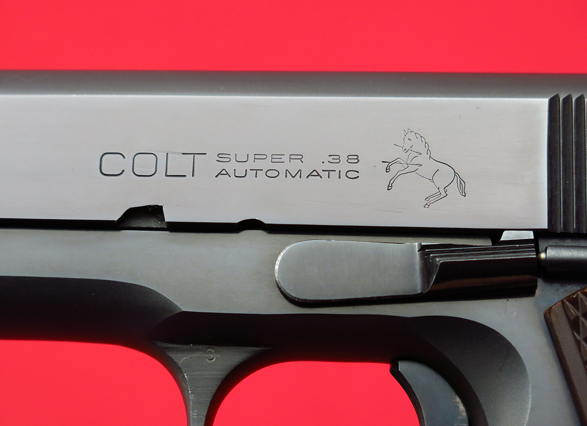 Colt SUPER .38 AUTOMATIC...4th VARIATION/PRE-SERIES 70... EXCELLENT CONDITION... MFD 1967, C&R OK .38 Super - Picture 4