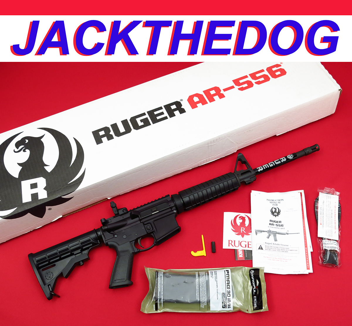 Ruger ar 556 model 08500 ar15 carbine 223 unfired in box no