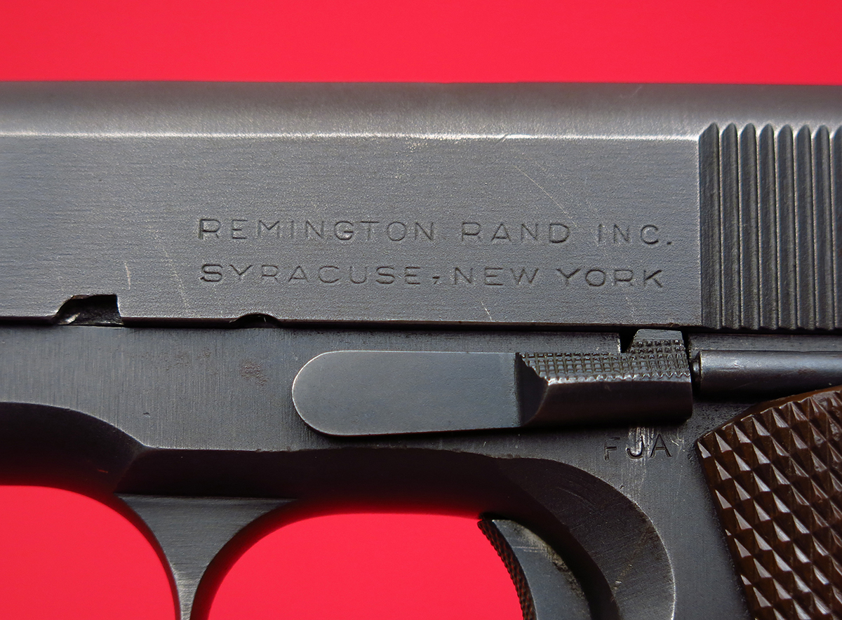 Remington Rand 1911a1 Us Armyscarce Type 1 New York Slide Logooriginal Dulite Finish 8566