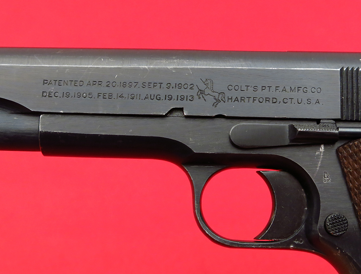 Colt Model Of 1911 Usmc Marine Corps Issuedall Original Near New W Factory Lettercandr 6449