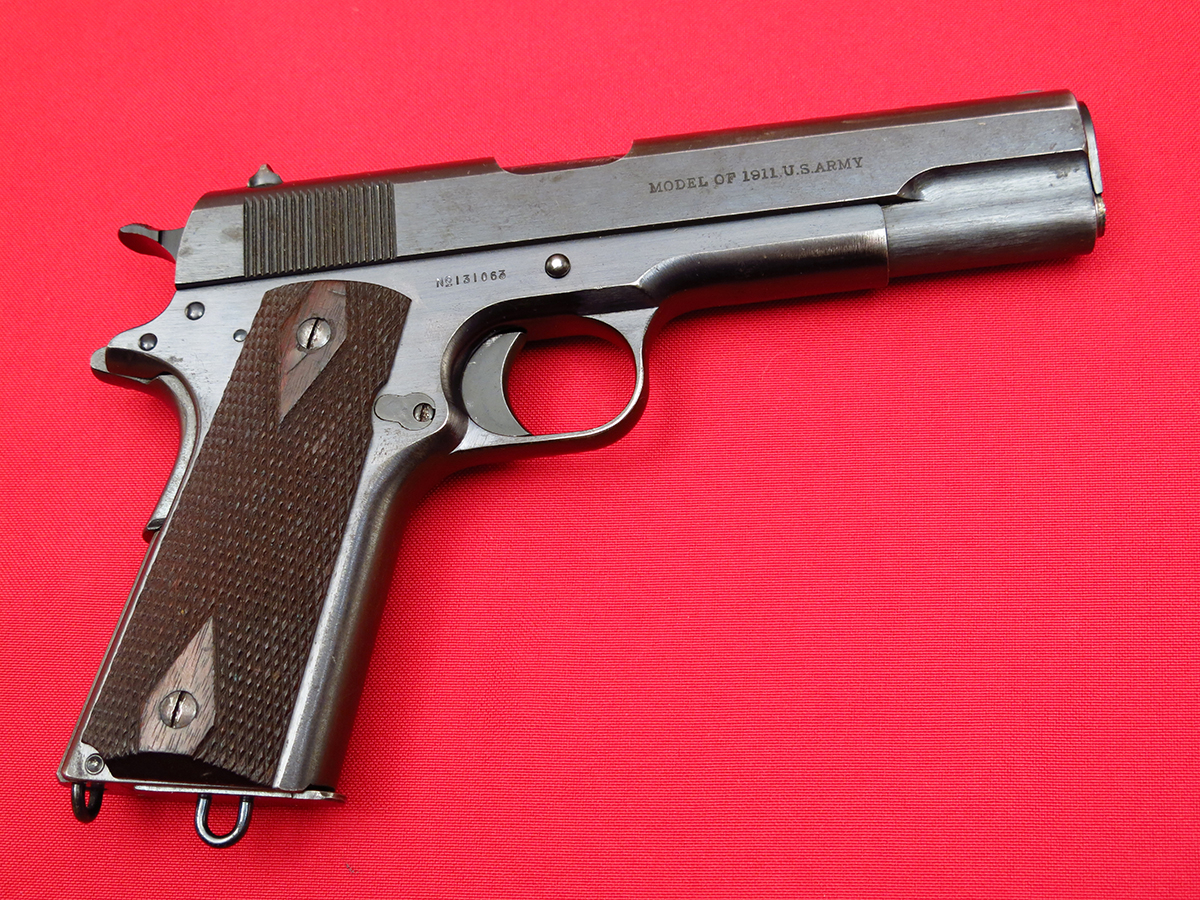 Colt 1911 U. S. ARMY... SCARCE SPRINGFIELD SUSPENDED SN#... SUPER CONDITION/ORIGINAL FINISH... MFD 1917, C&R OK .45 ACP - Picture 2