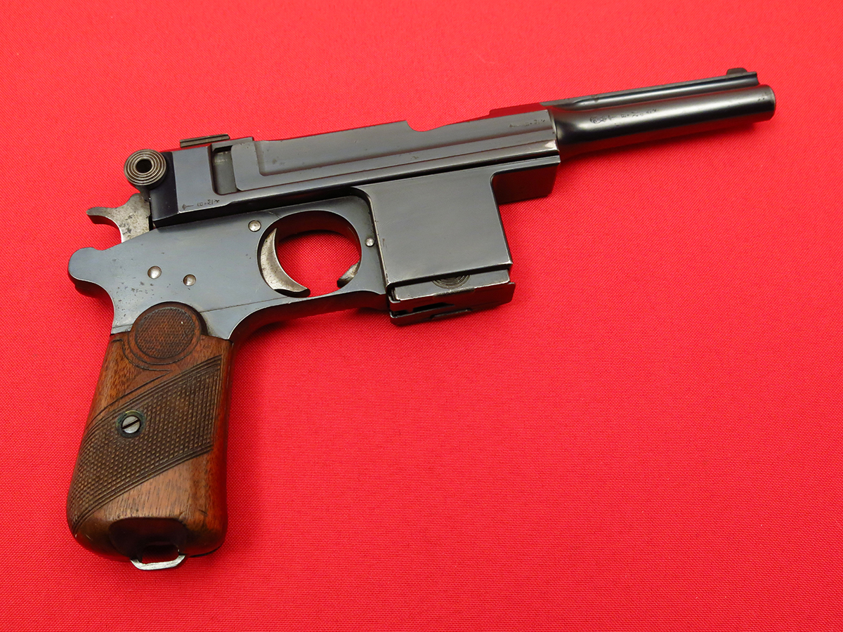Bayard MODEL 1908 COMMERCIAL... W/ WWI GERMAN UNIT MARKINGS... MATCHING, ALL ORIGINAL W/ HOLSTER... C&R OK 9mm Largo - Picture 2