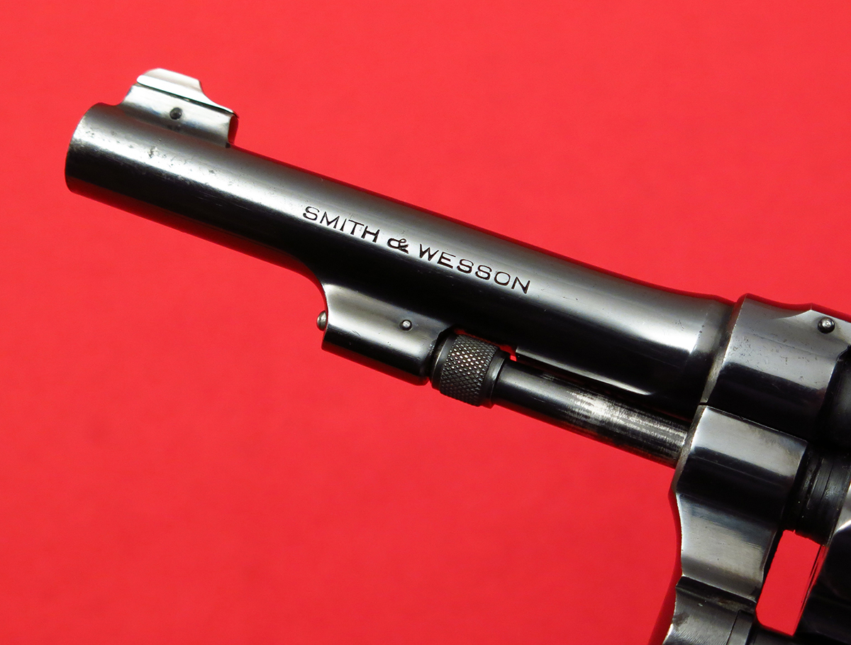 Smith & Wesson SCARCE PRE-WAR .22/32 KIT GUN...5-SCREW, I-FRAME, ORIGINAL FINISH... MFD CIRCA 1940, C&R OK... NO RESERVE .22 LR - Picture 8