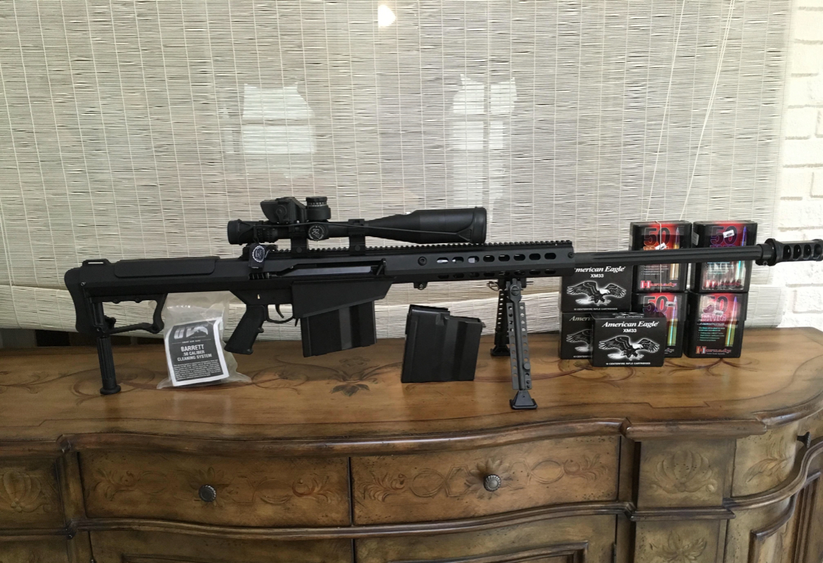 Barrett Firearms Barrett M107a1 Wbors Nightforce Zero Stop 50 Bmg