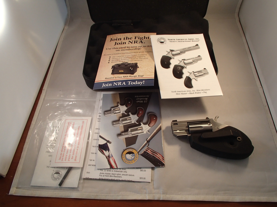 Pictures: North American Arms NAA PUG 22 MAG Ported Folding &Rubber ...