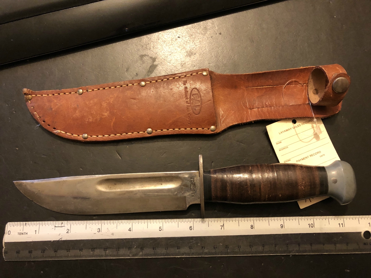 Vintage Pal Rh 36 Ww2 Knife With Matching Sheath For Sale at GunAuction ...