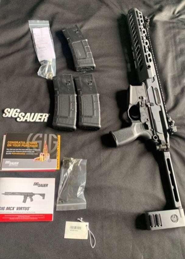 Sig Sauer Mcx Tacops Semi-Auto Pistol 300 Blackout 6.75