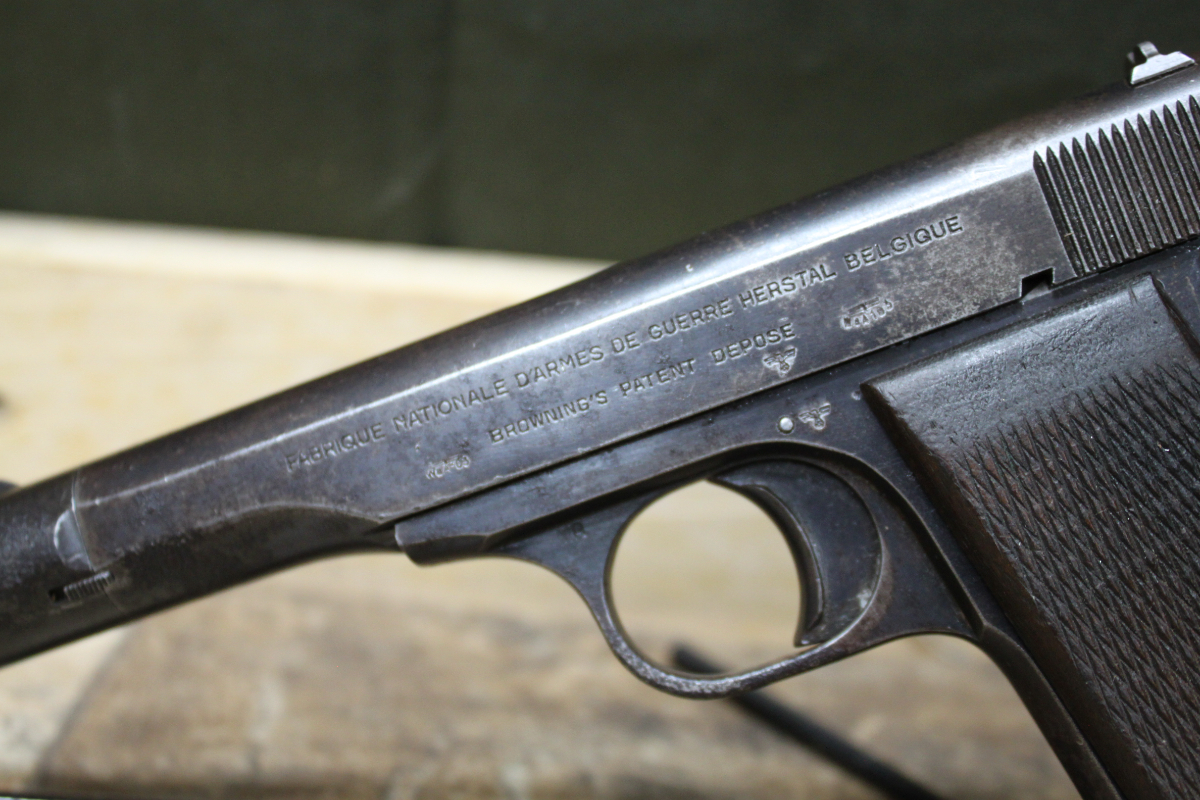 FN 1922 BROWNING WITH WITH GERMAN MARKINGS .32 Auto (7.65 Browning ...