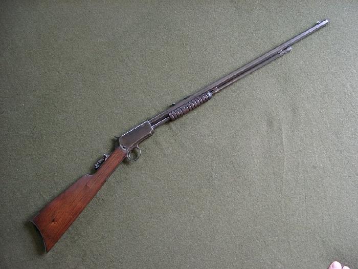 Sold At Auction: 1911 WINCHESTER MODEL 1890 WRF RIFLE