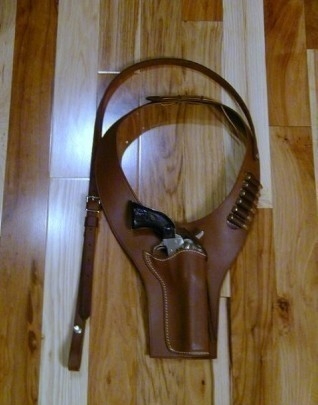 Buck S Saddlery John Wesley Hardin Shoulder Holster Look Long Colt For Sale At GunAuction