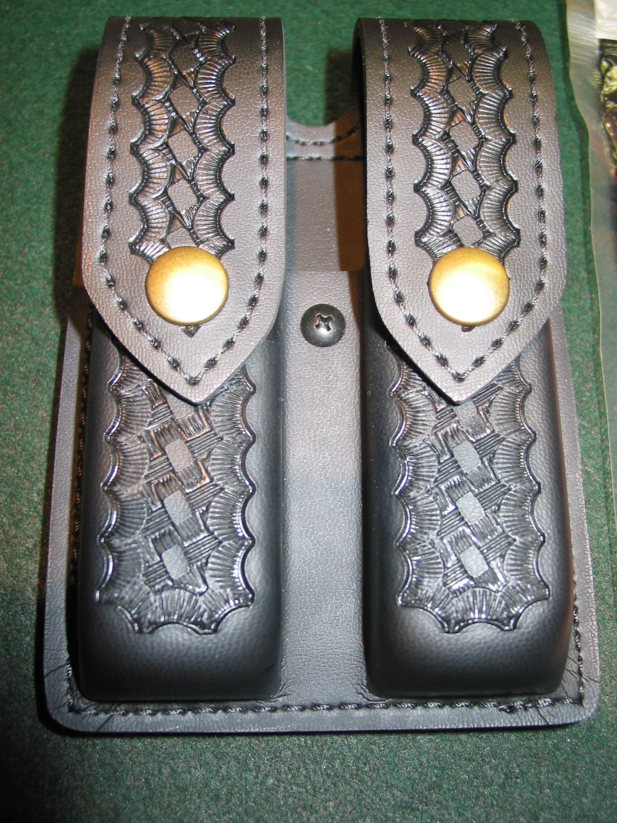 SAFARILAND DOUBLE MAGAZINE BASKET WEAVE POUCHNEW 16720257