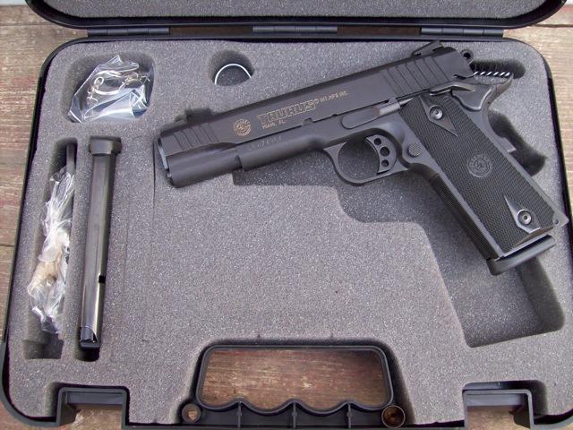 taurus international mfg co taurus 1911 38 super 5 blue w novak