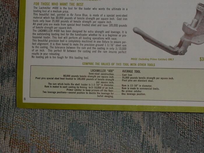 Lachmiller Reloading Press For Sale at 8158757