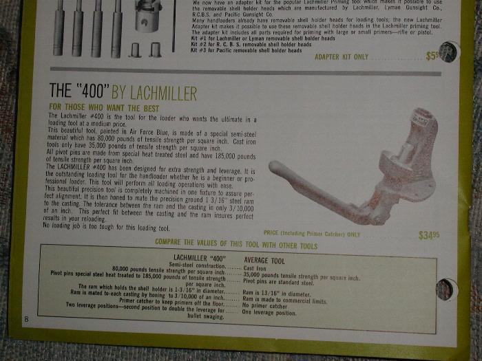 Lachmiller Reloading Press For Sale at 8158757