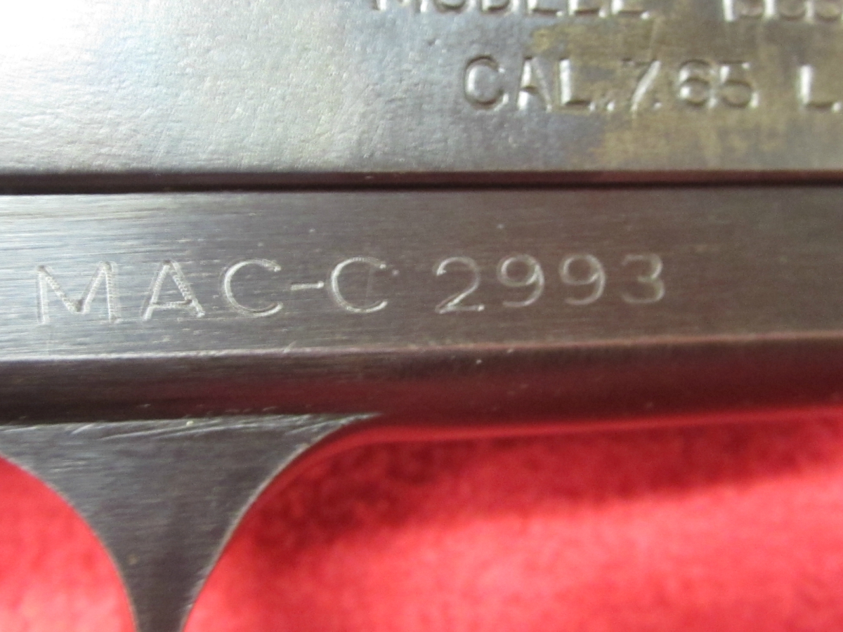 MAC Firearms French M. A. C. Model 1935-S Pistol W/Mag 7.65mm - Picture 4