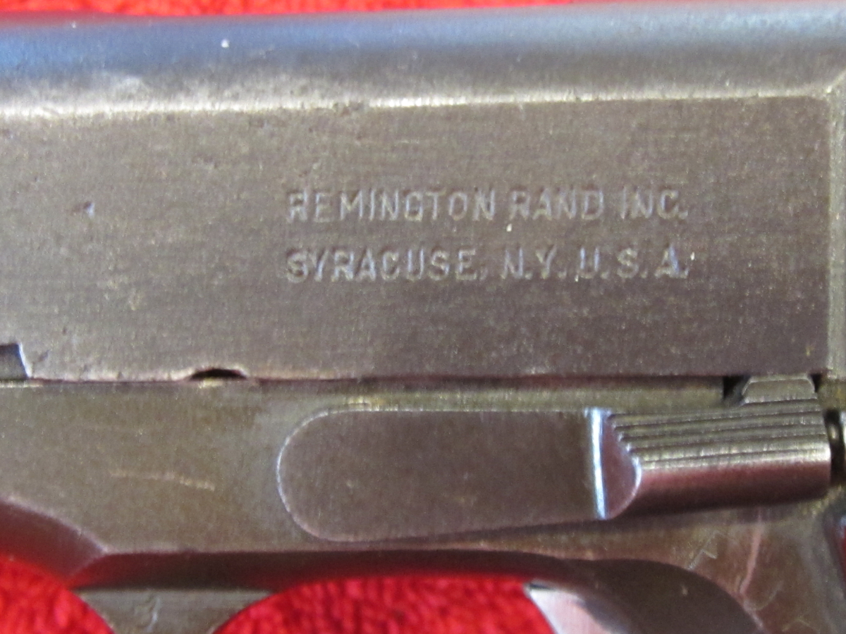 Remington Rand Model 1911 A1 U. S. ARMY Pistol .45 ACP - Picture 3