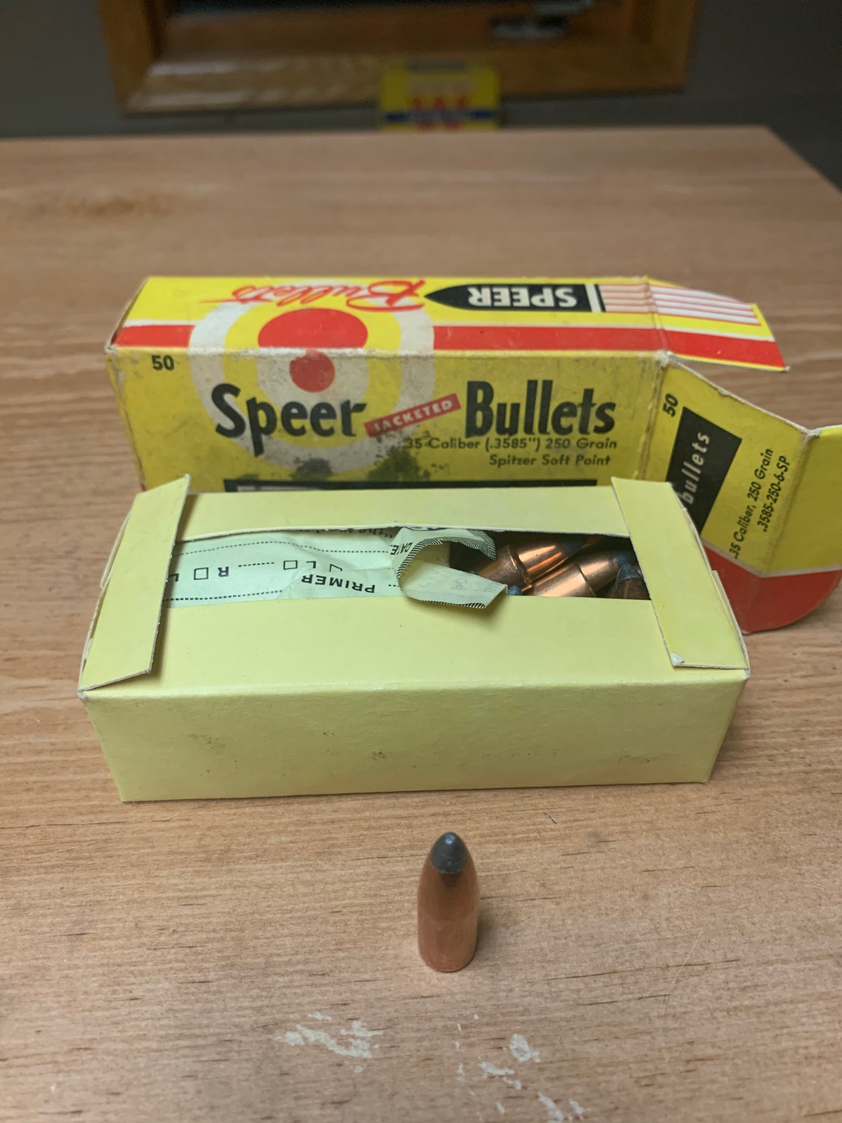 1 box speer bullets .35 spitzer 17187216 - GunAuction.com