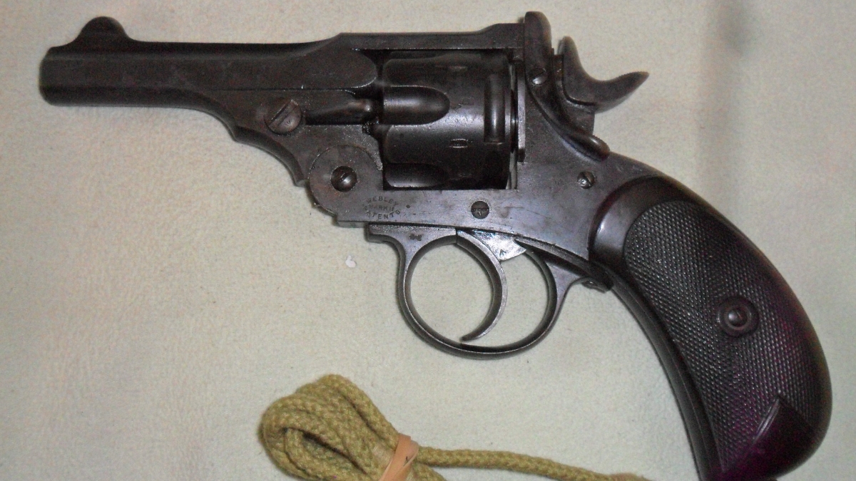 ley & Scott Wwi British 1914 Bird Bird Grip Revolver For Sale at