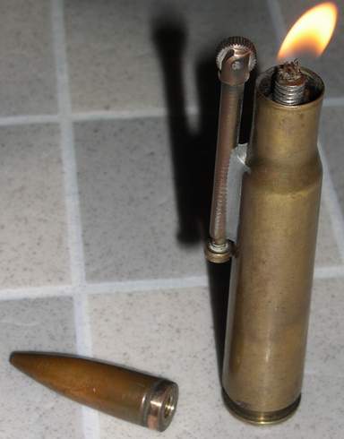 Unique Antique 50 Cal Bullet Shell Lighter For Sale At Gunauction Com