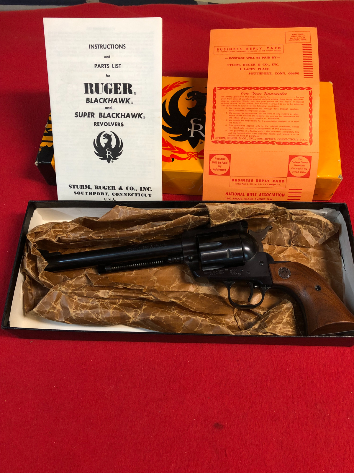 Ruger Blackhawk/Blue .45 Long Colt - Picture 7