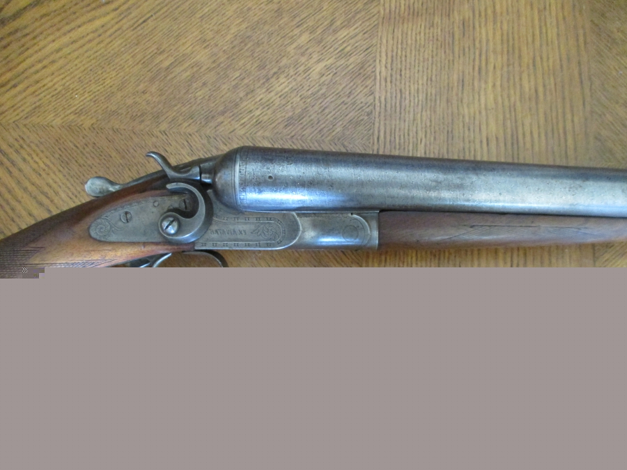 Baker Gun Co Model 1897 10 Gauge Sxs. Damascus Barrels. 10 Ga For Sale