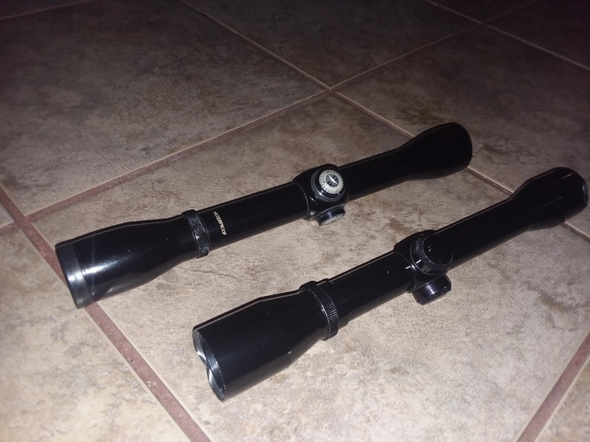 Lot Of 2 Scopes For Parts Repair Bushnell 4x Banner Sportview For Sale ...